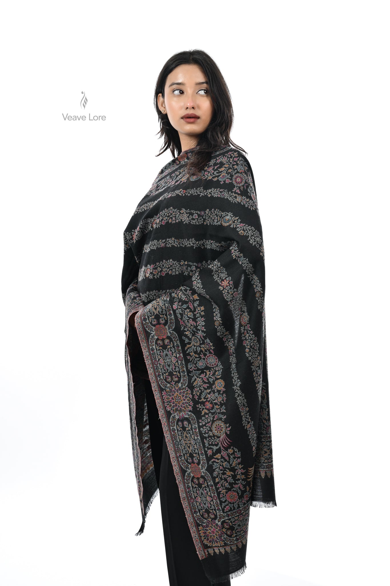 Kani Woven Fine Wool Stole