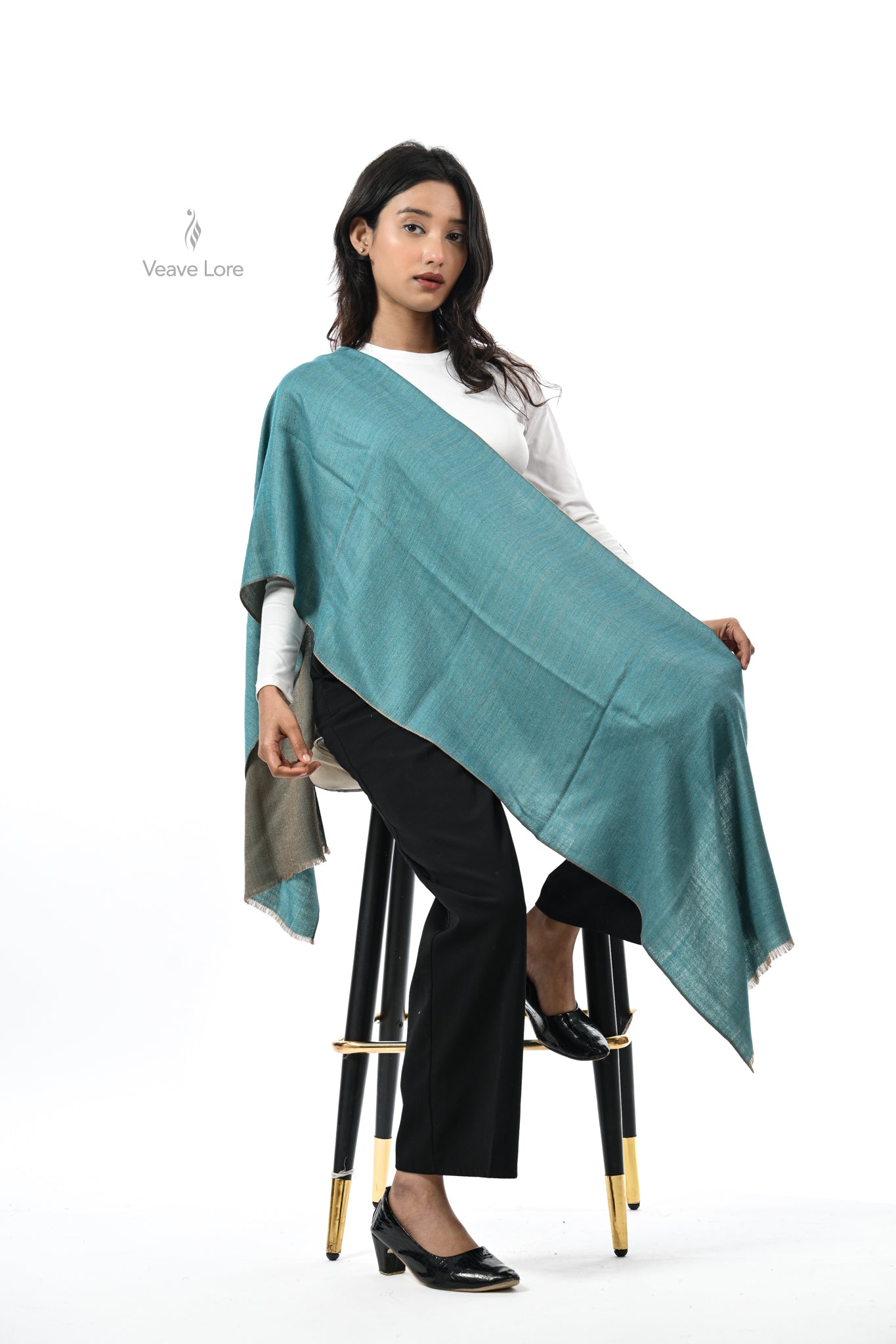 Noor-e-Rang Fine Wool Scarf