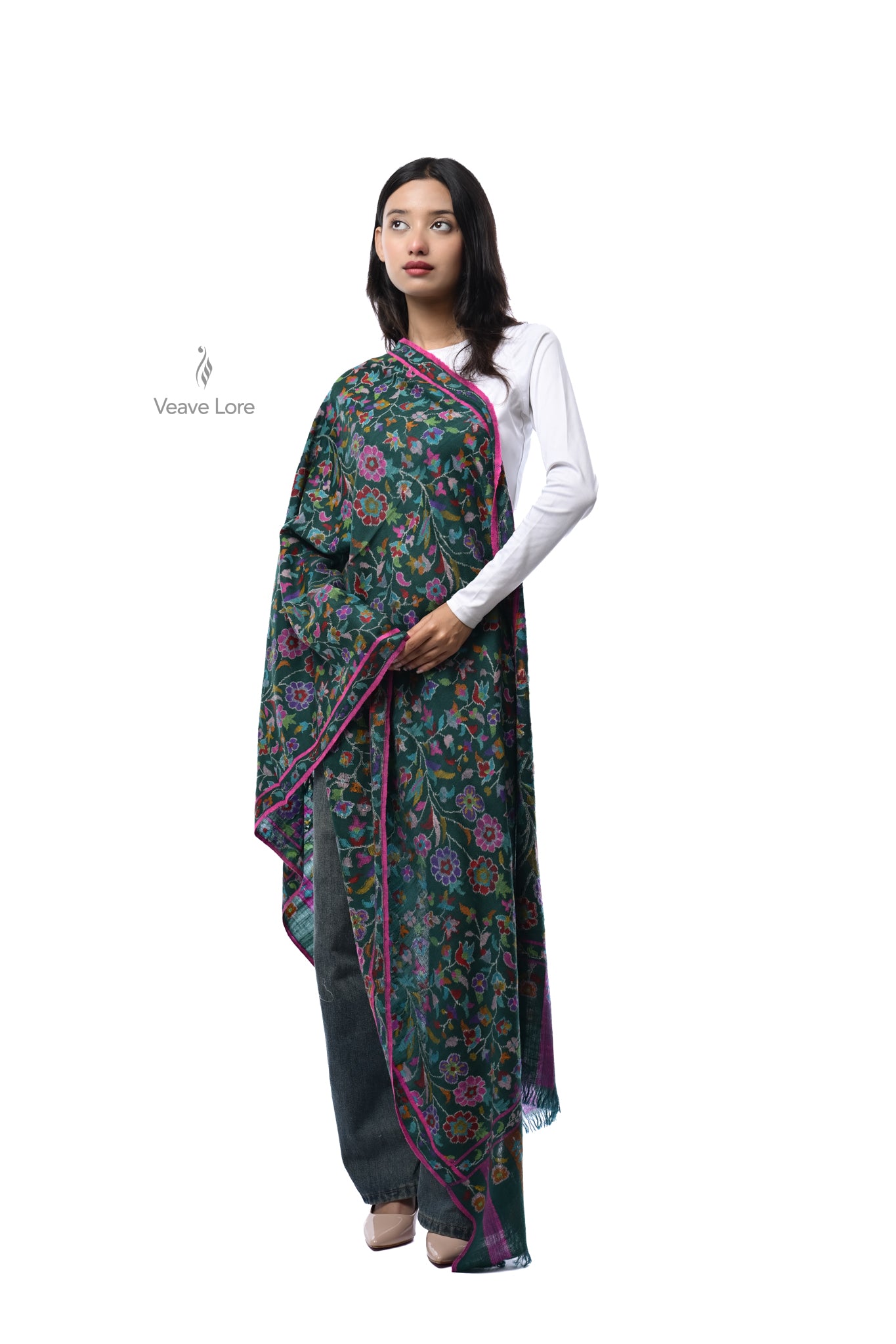 Shaam-e-Gulzar Pashmina Stole