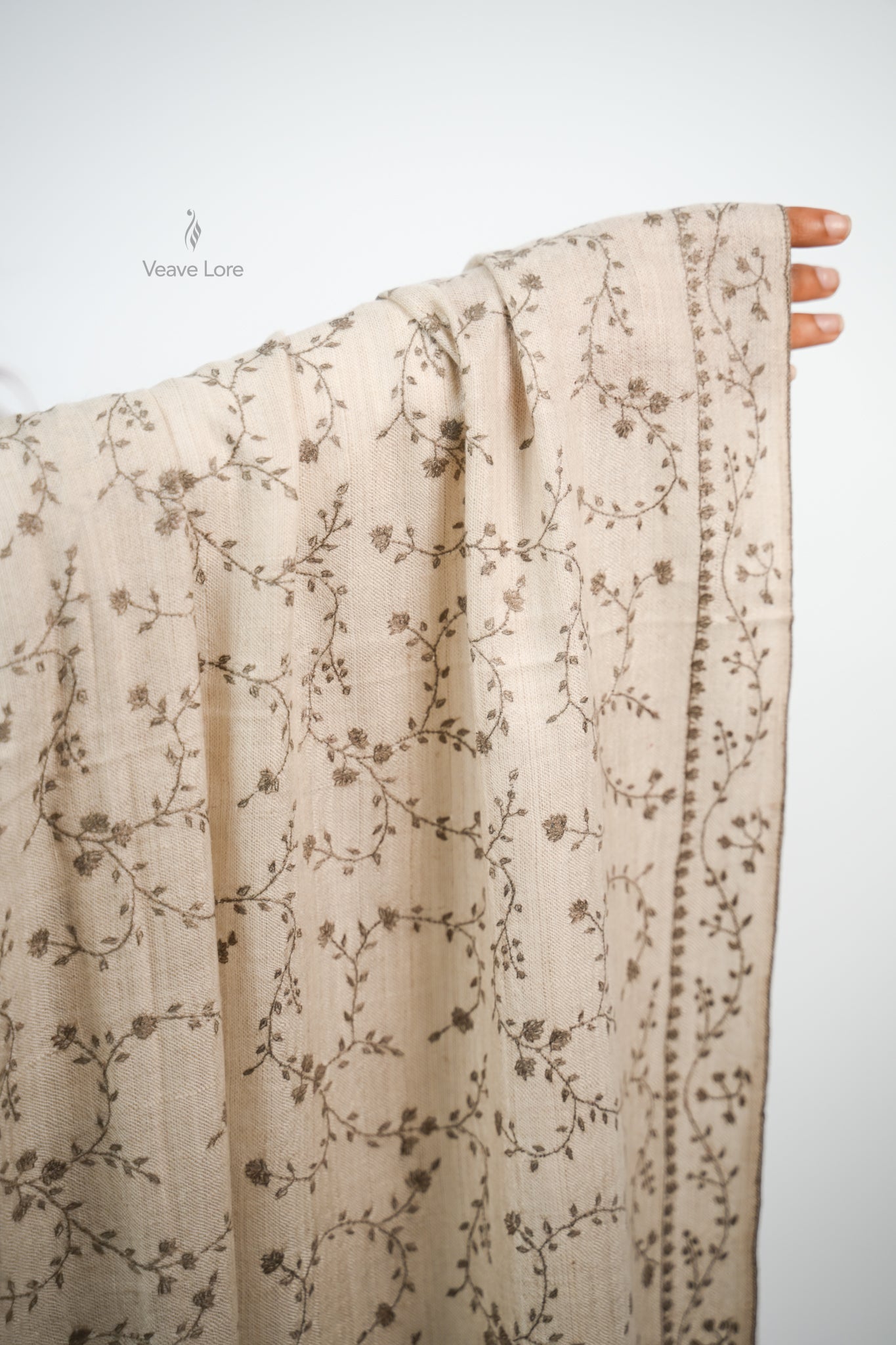 Yasmin Frost Oversized Pashmina Shawl