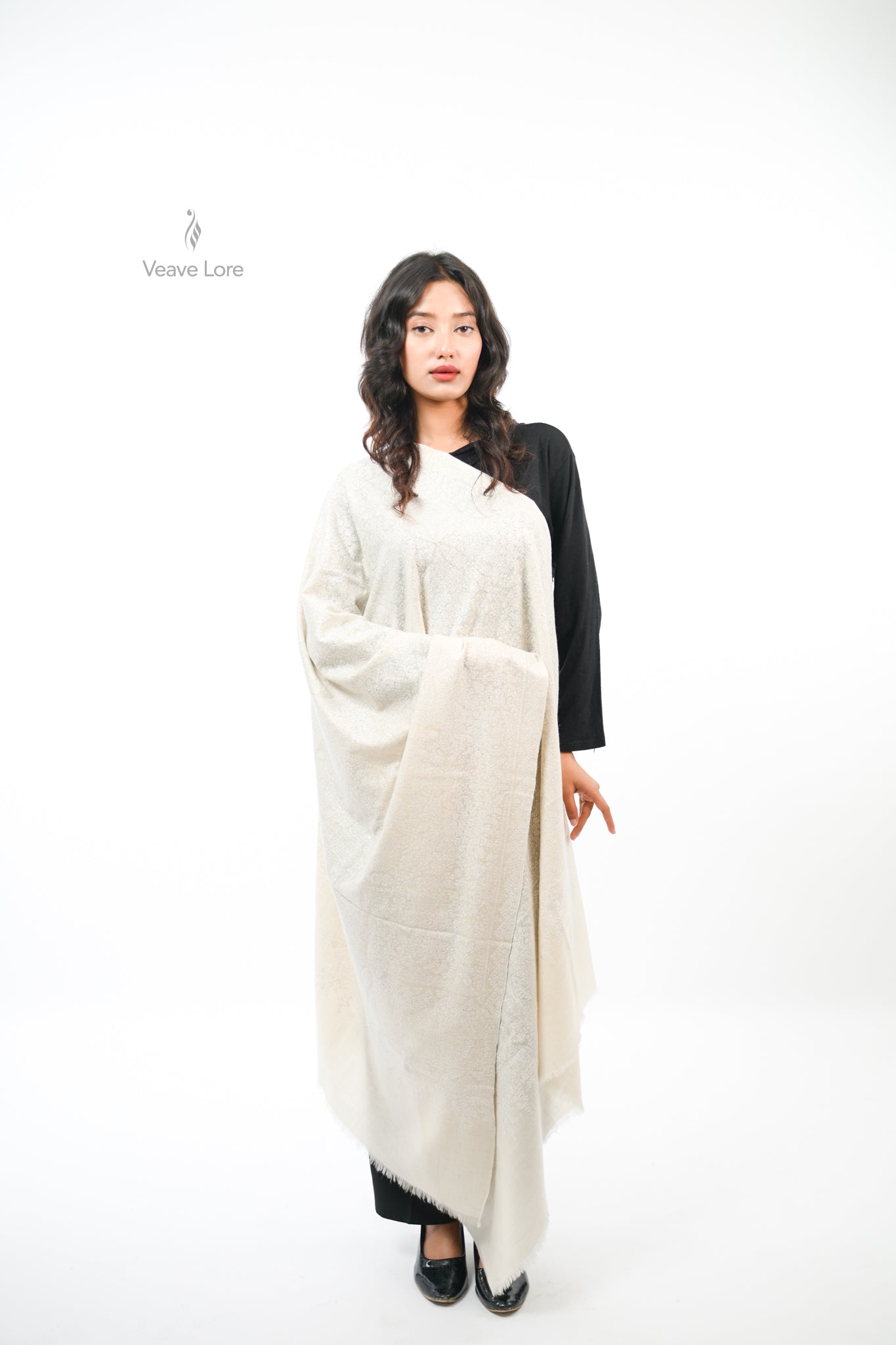 Sadaf Pearl Pashmina Shawl