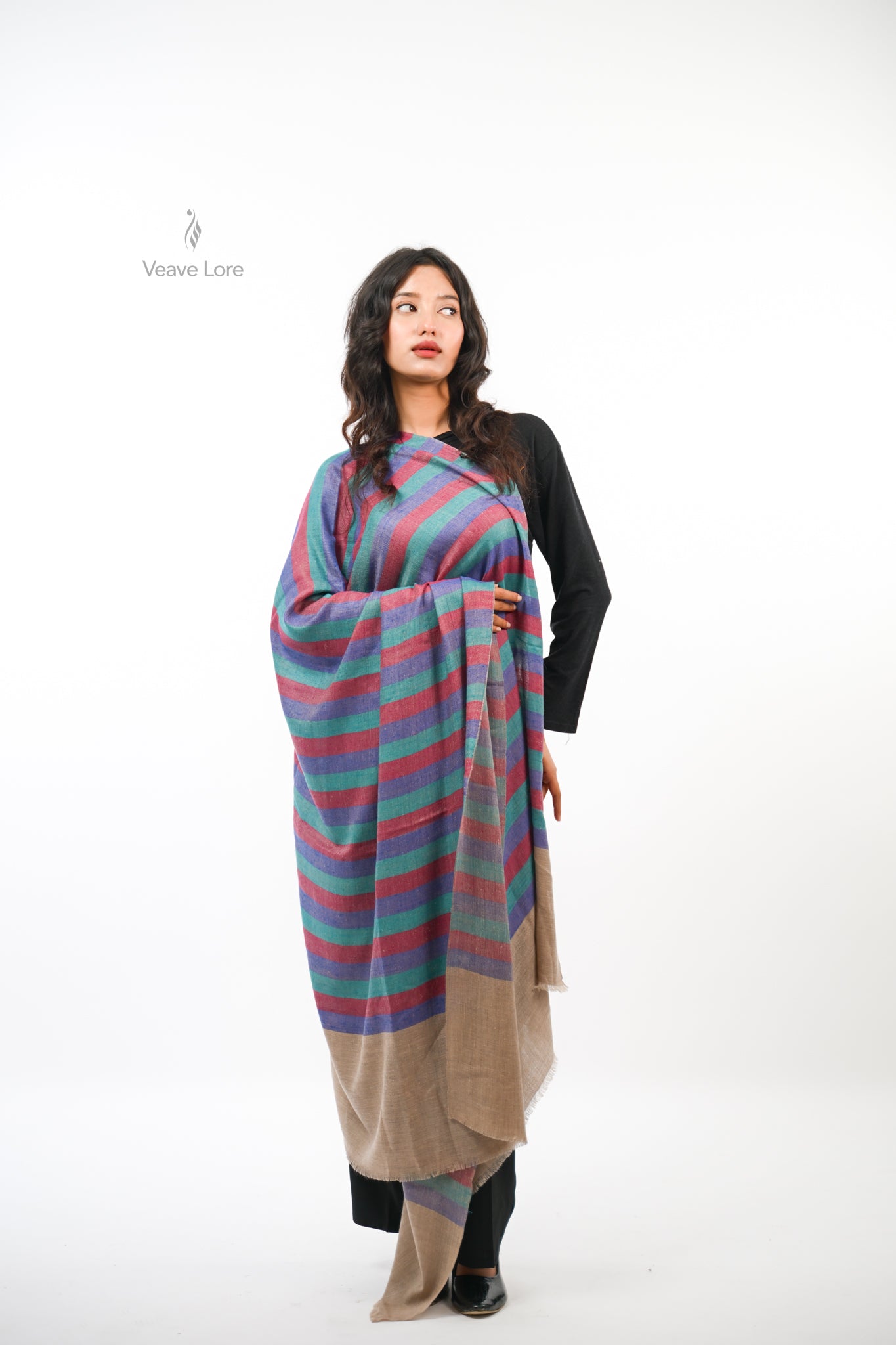 Qaleen Mosaic Pashmina Shawl