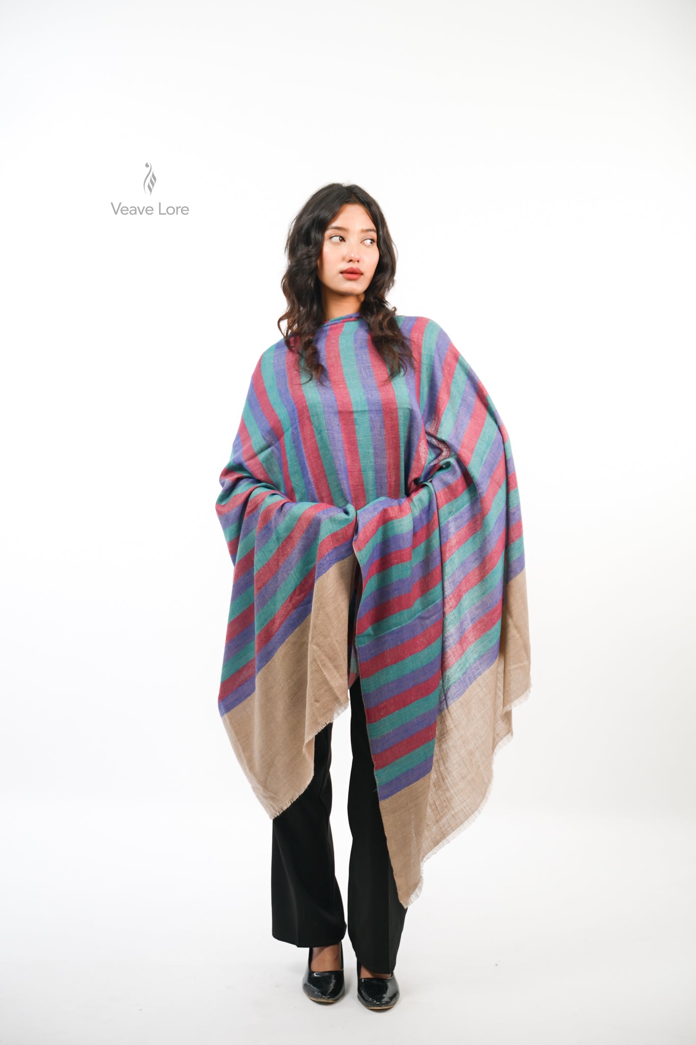 Qaleen Mosaic Pashmina Shawl