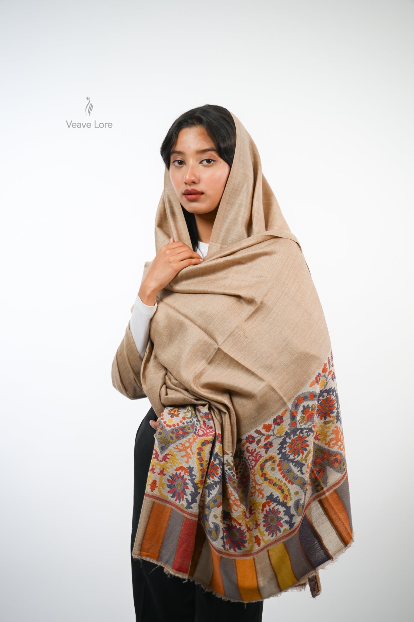 Zard Kani Palledar Shawl