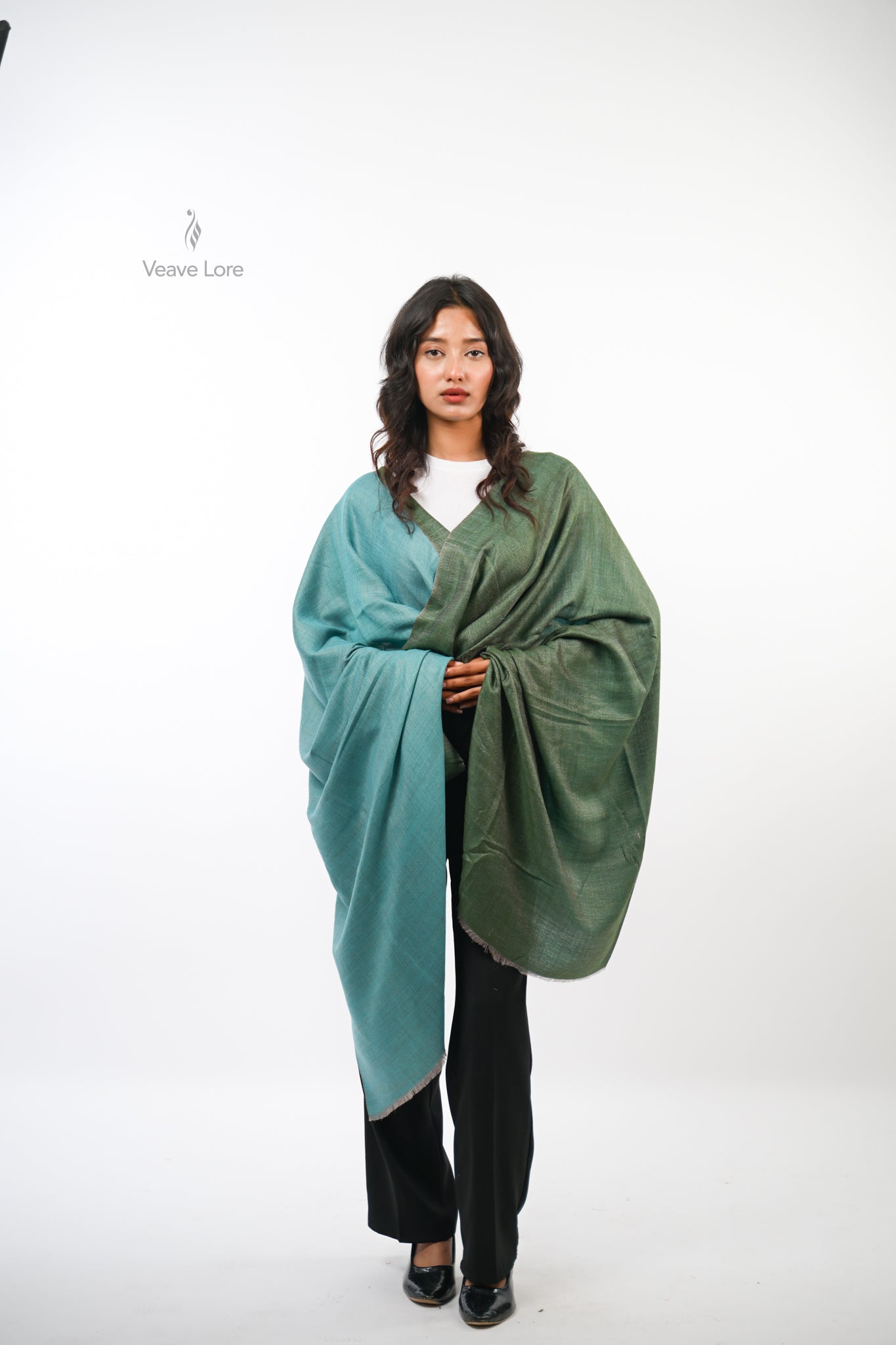 Aab Reversible Fine Wool Shawl