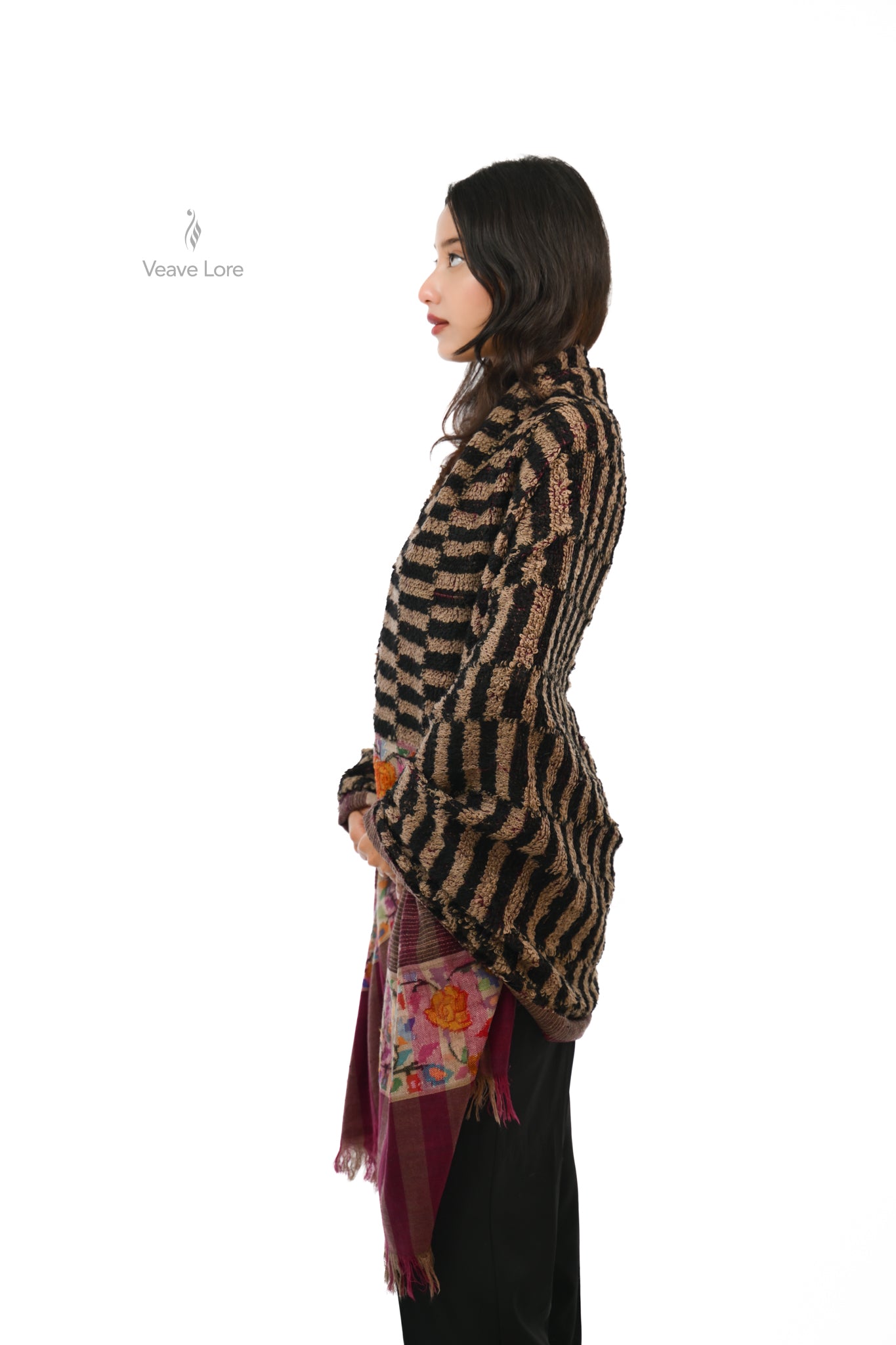 Do-Jahan Two Worlds Towelled Pashmina Shawl