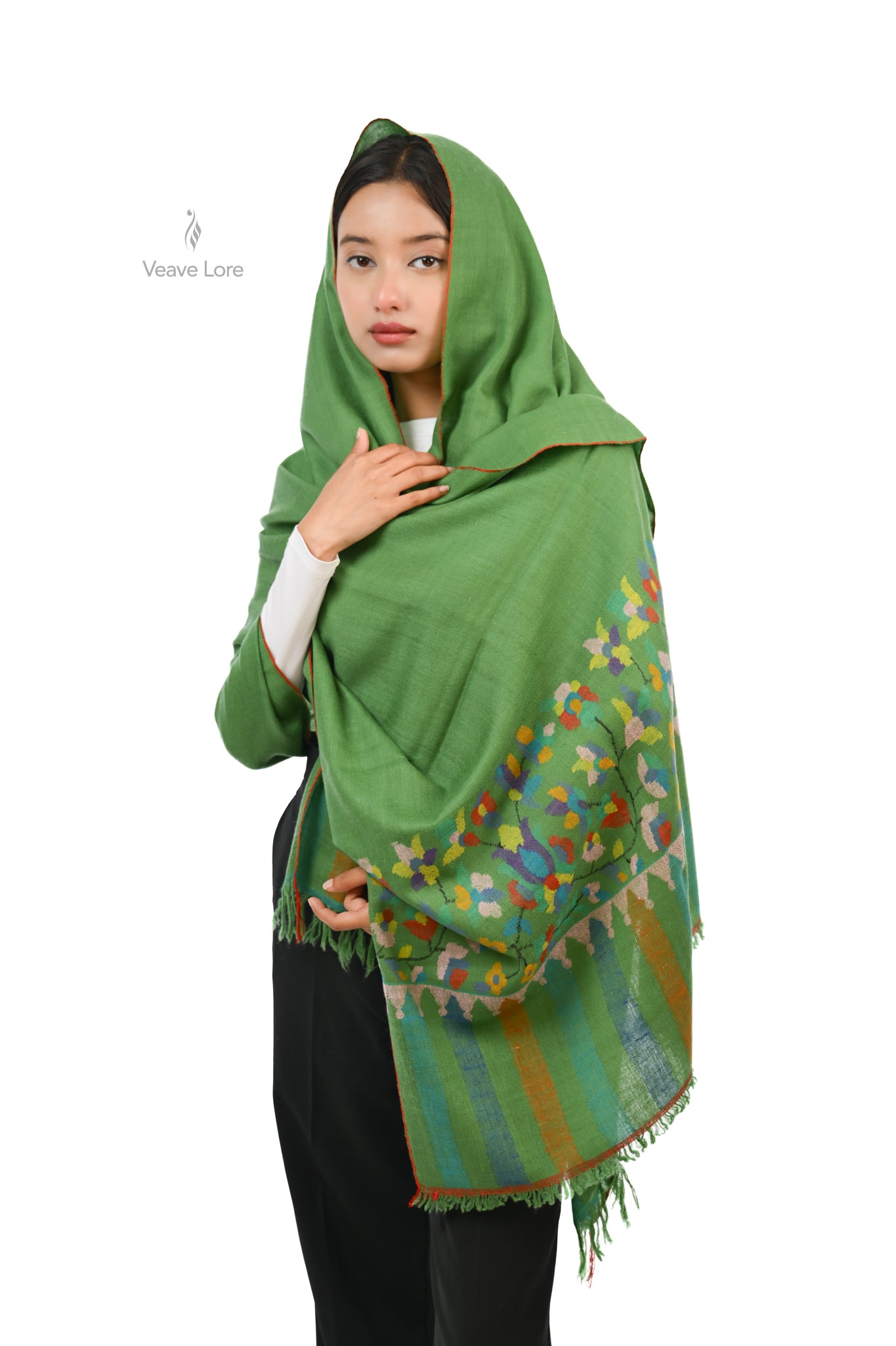 Zumurrud Emerald Pashmina Shawl