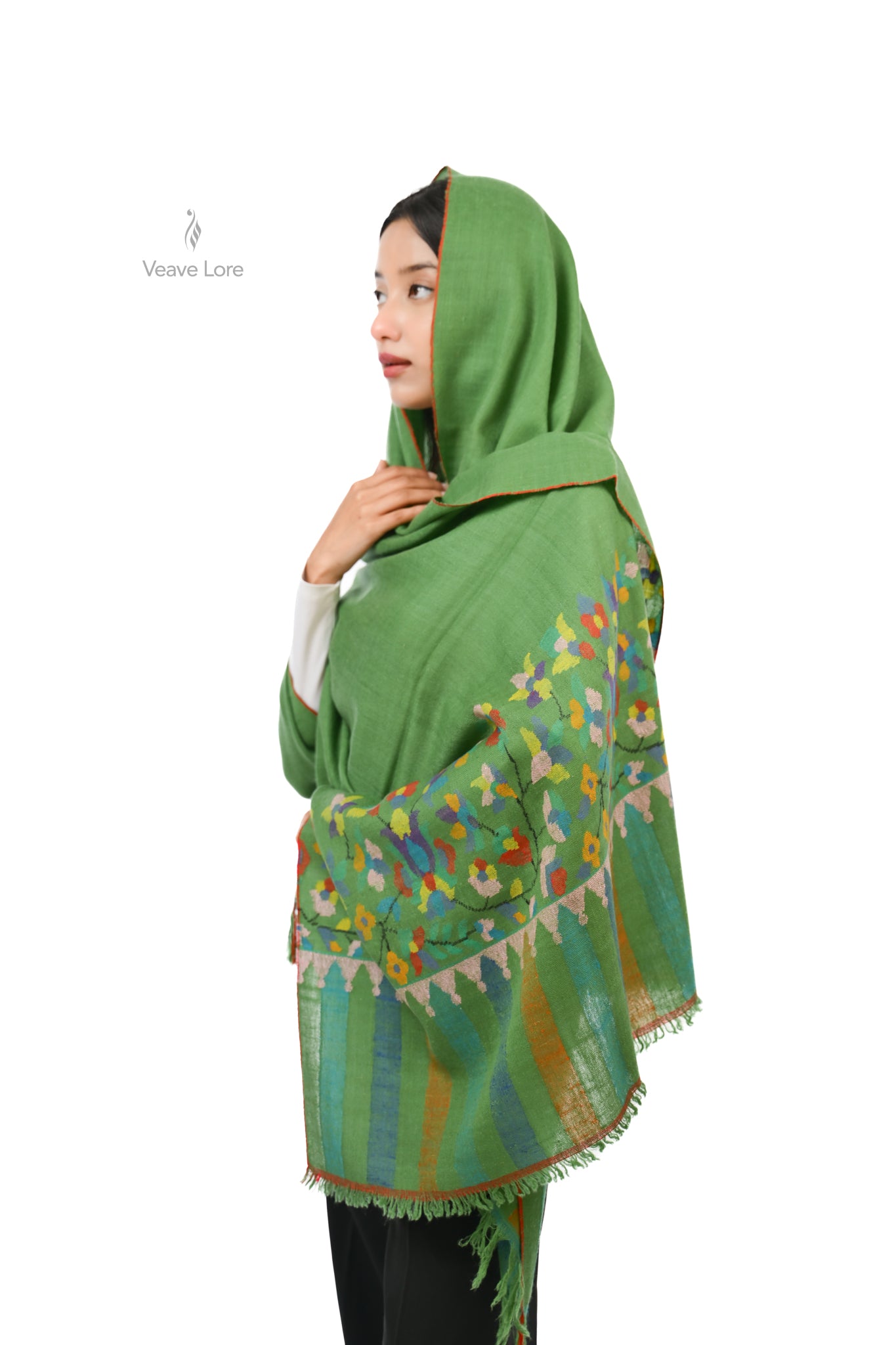 Zumurrud Emerald Pashmina Shawl