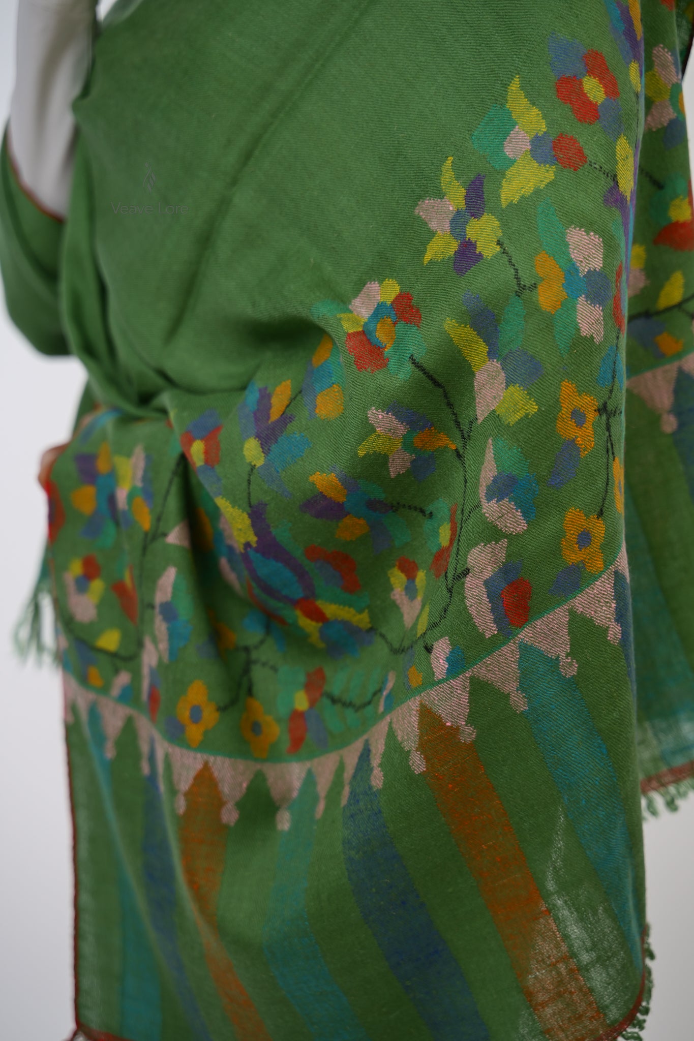 Zumurrud Emerald Pashmina Shawl