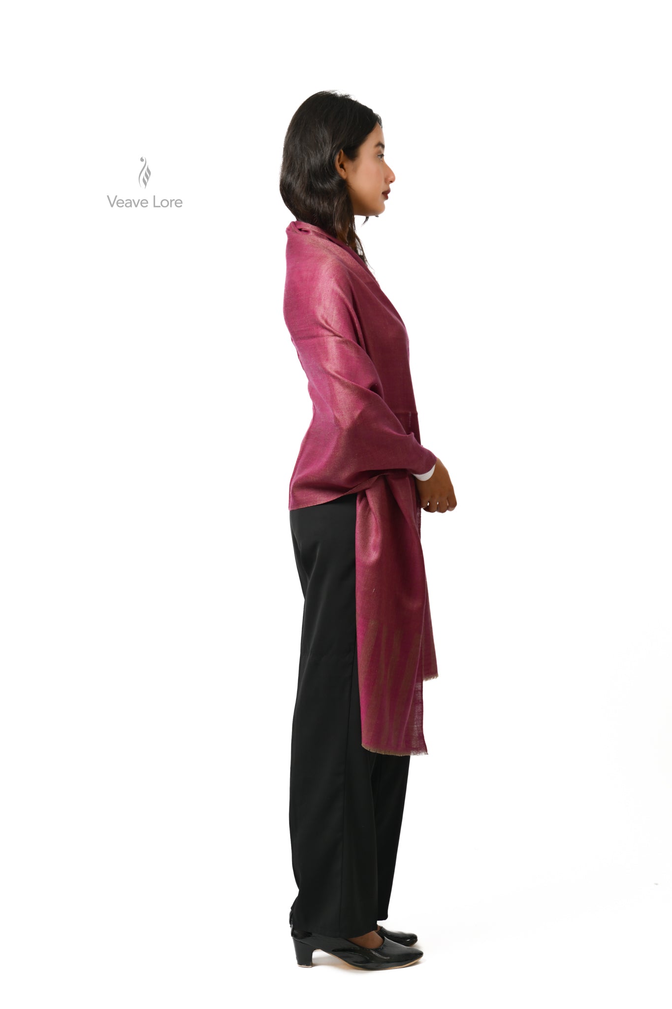 Dilruba Sangria Pashmina Stole