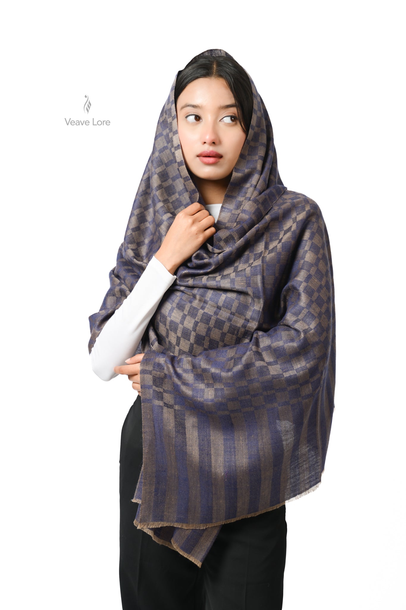 Raat Ink Pashmina Stole