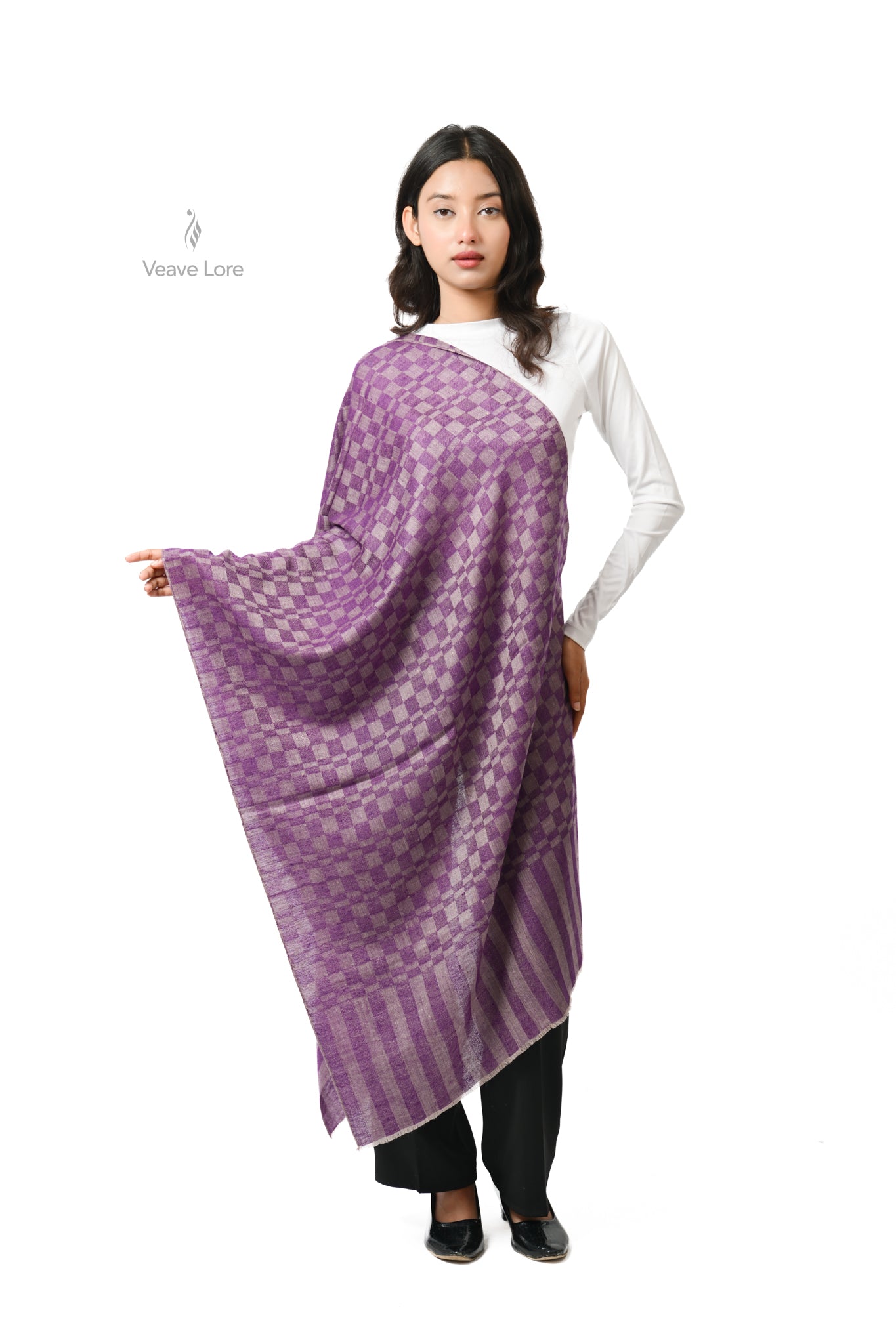 Sunbul Heather Pashmina Stole