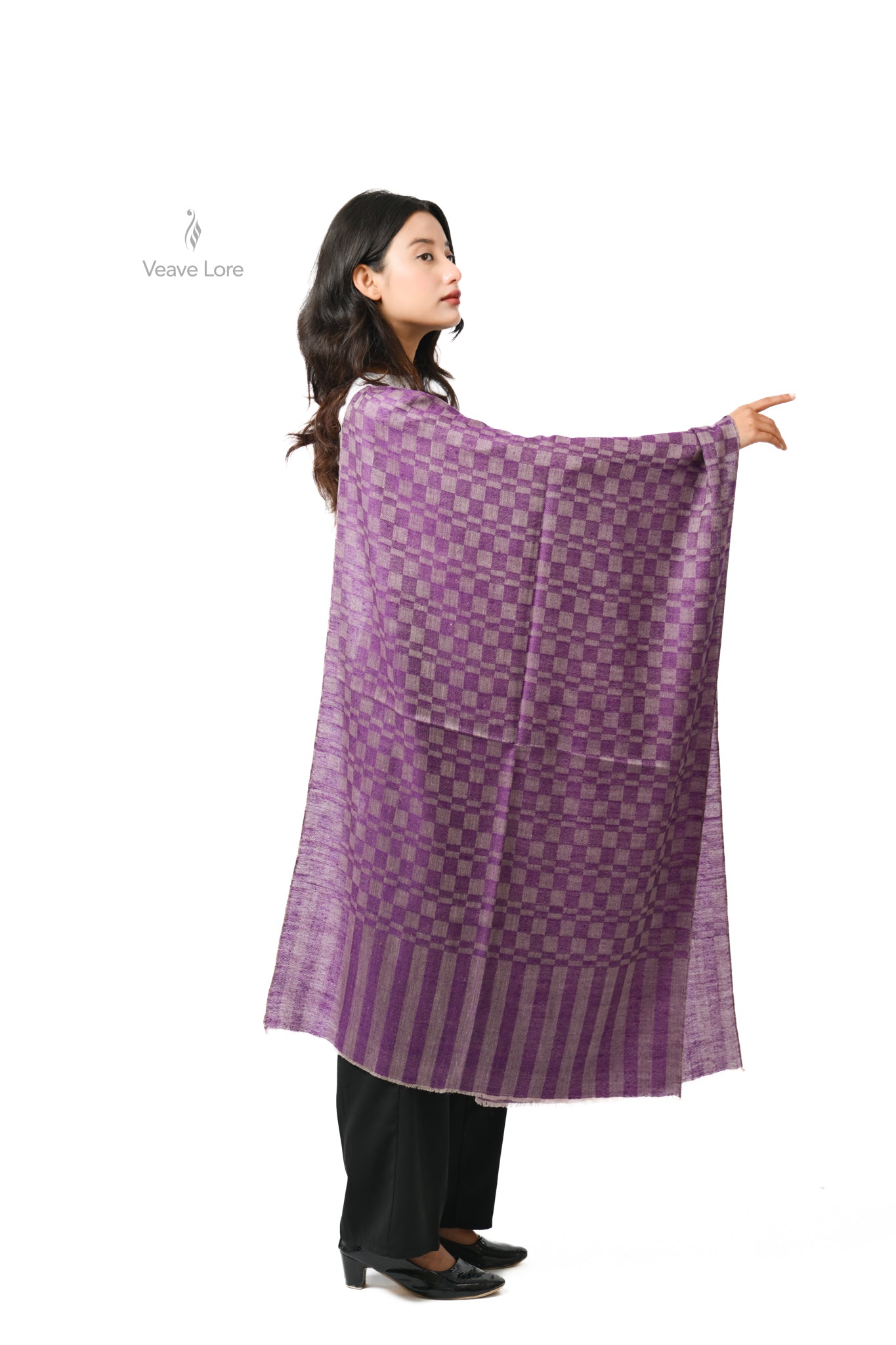 Sunbul Heather Pashmina Stole