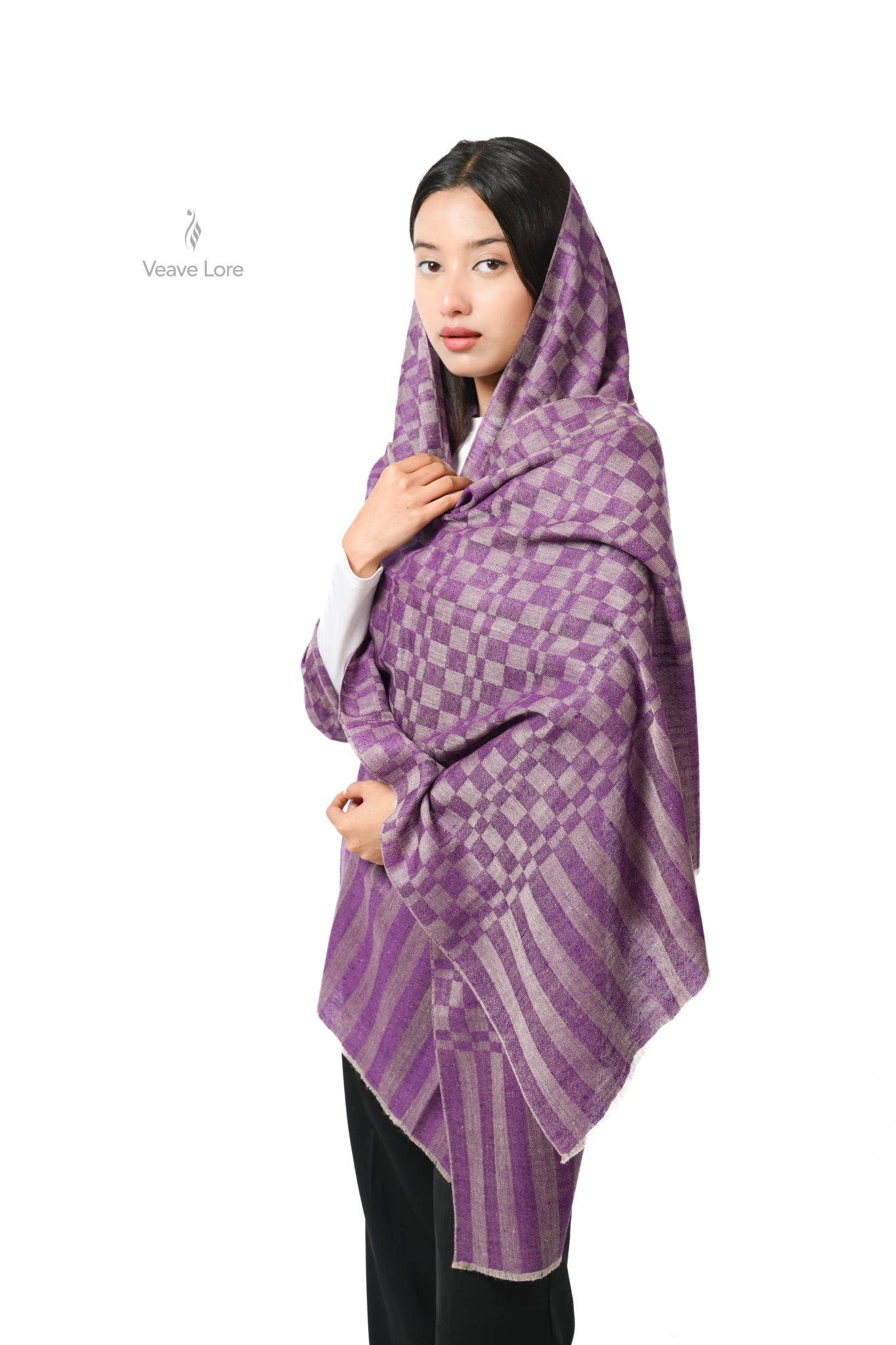 Sunbul Heather Pashmina Stole