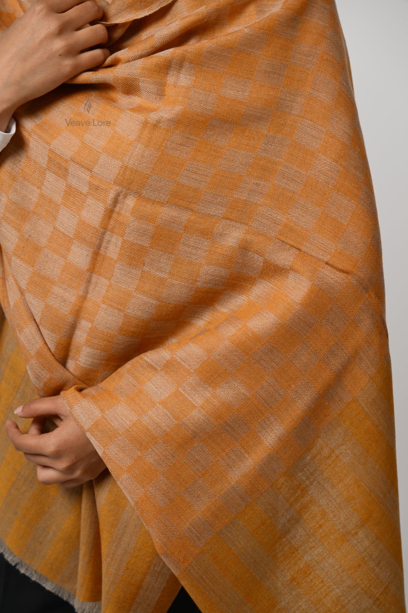 Aftab Apricot Pashmina Stole