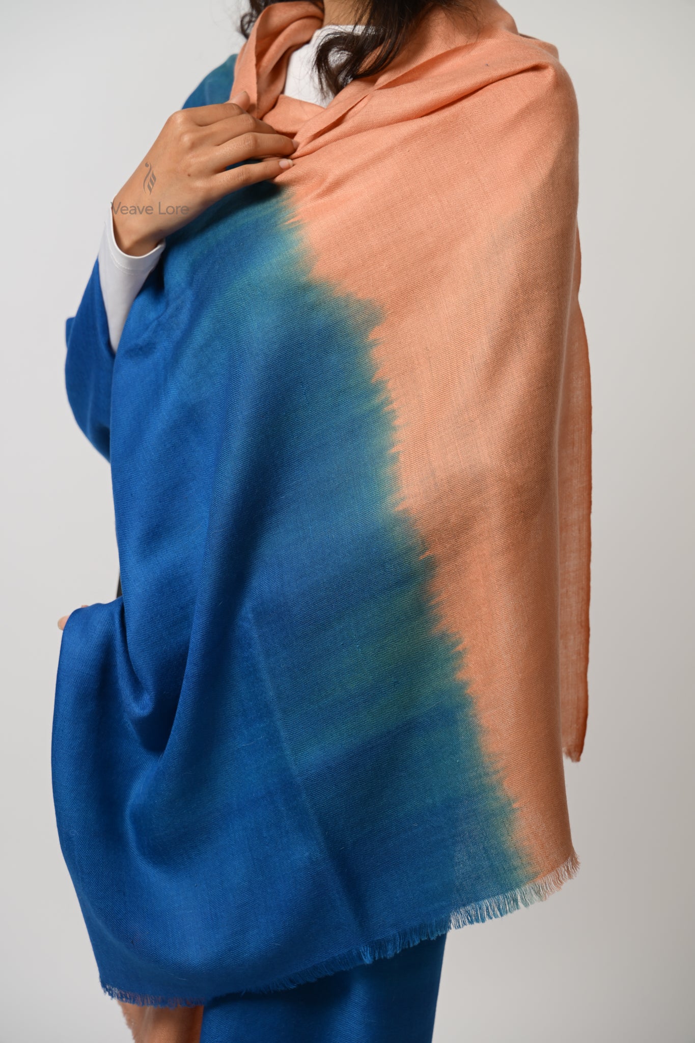 Sahil Pashmina Stole, The Coral Shore