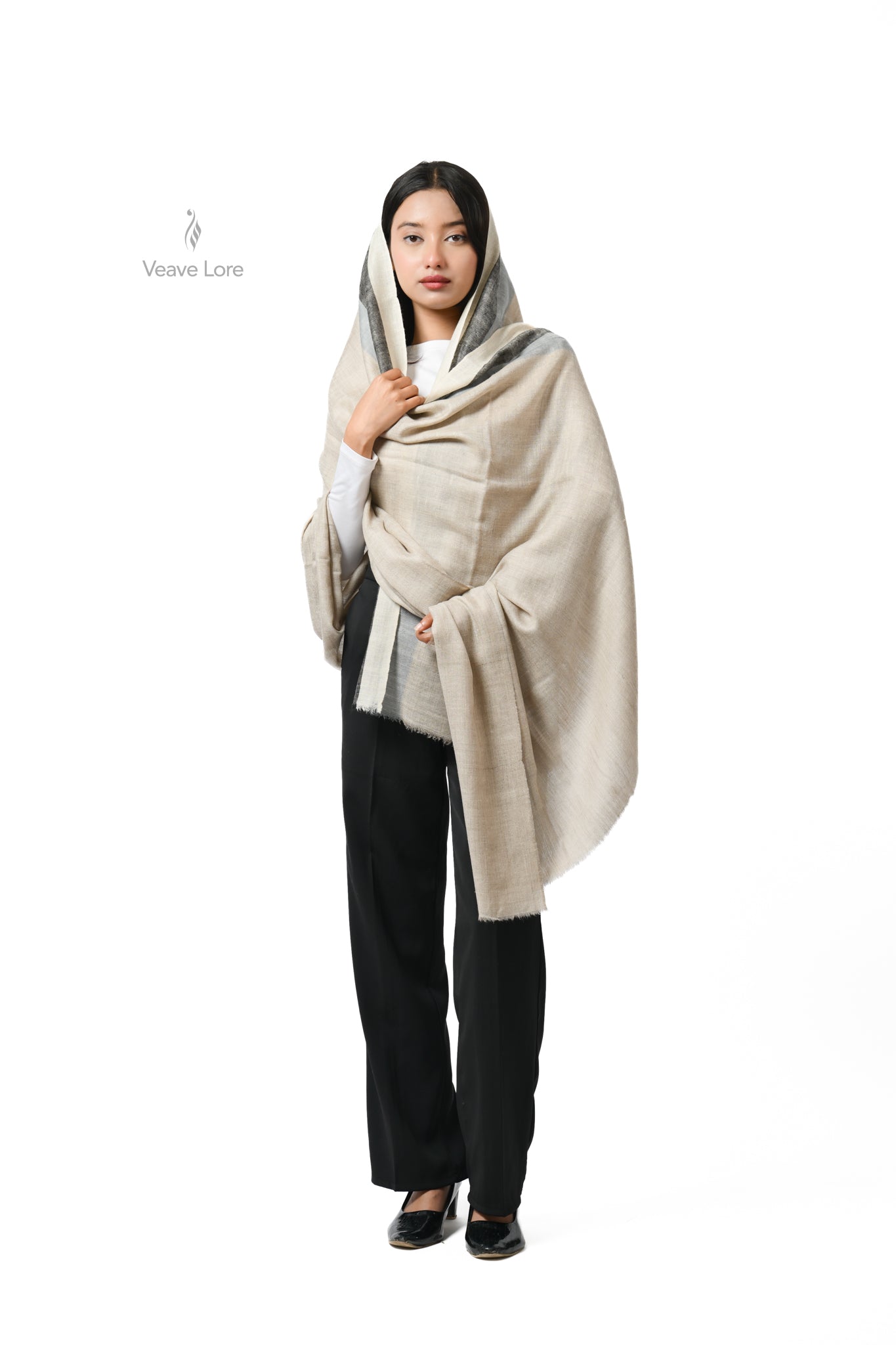 Khamoshi Marble Pashmina Shawl