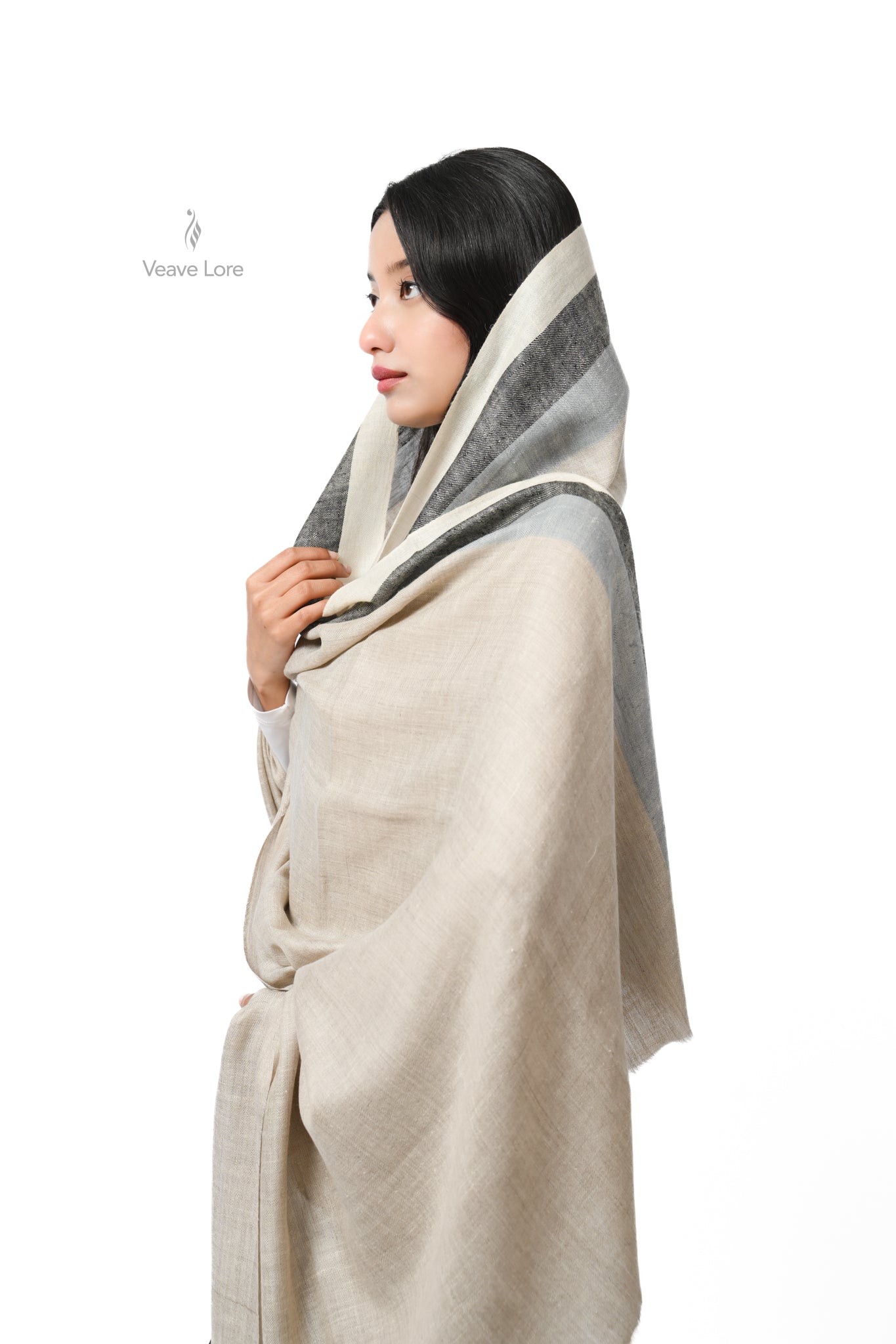 Khamoshi Marble Pashmina Shawl