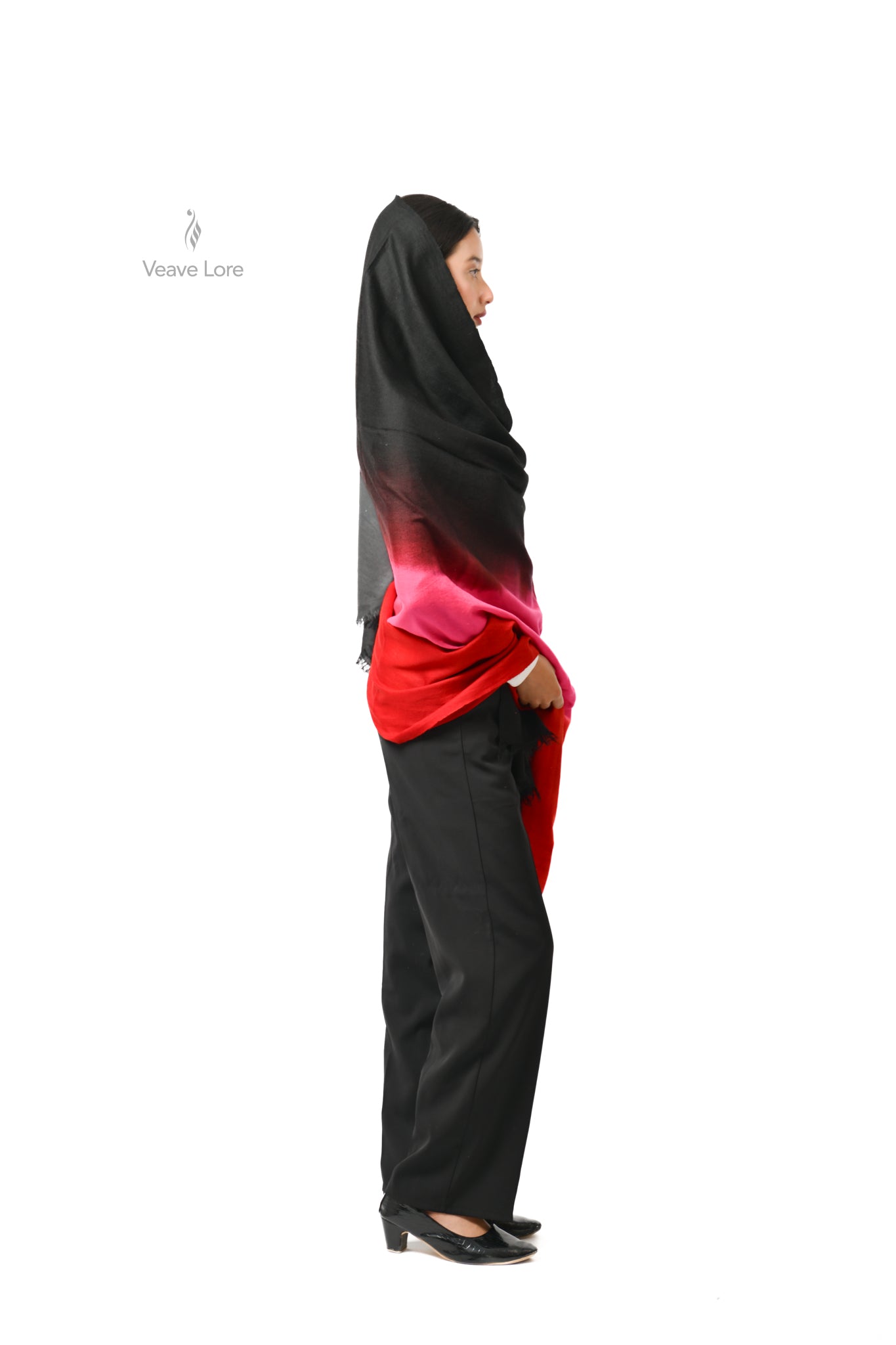 Shola Ebony Pashmina Shawl