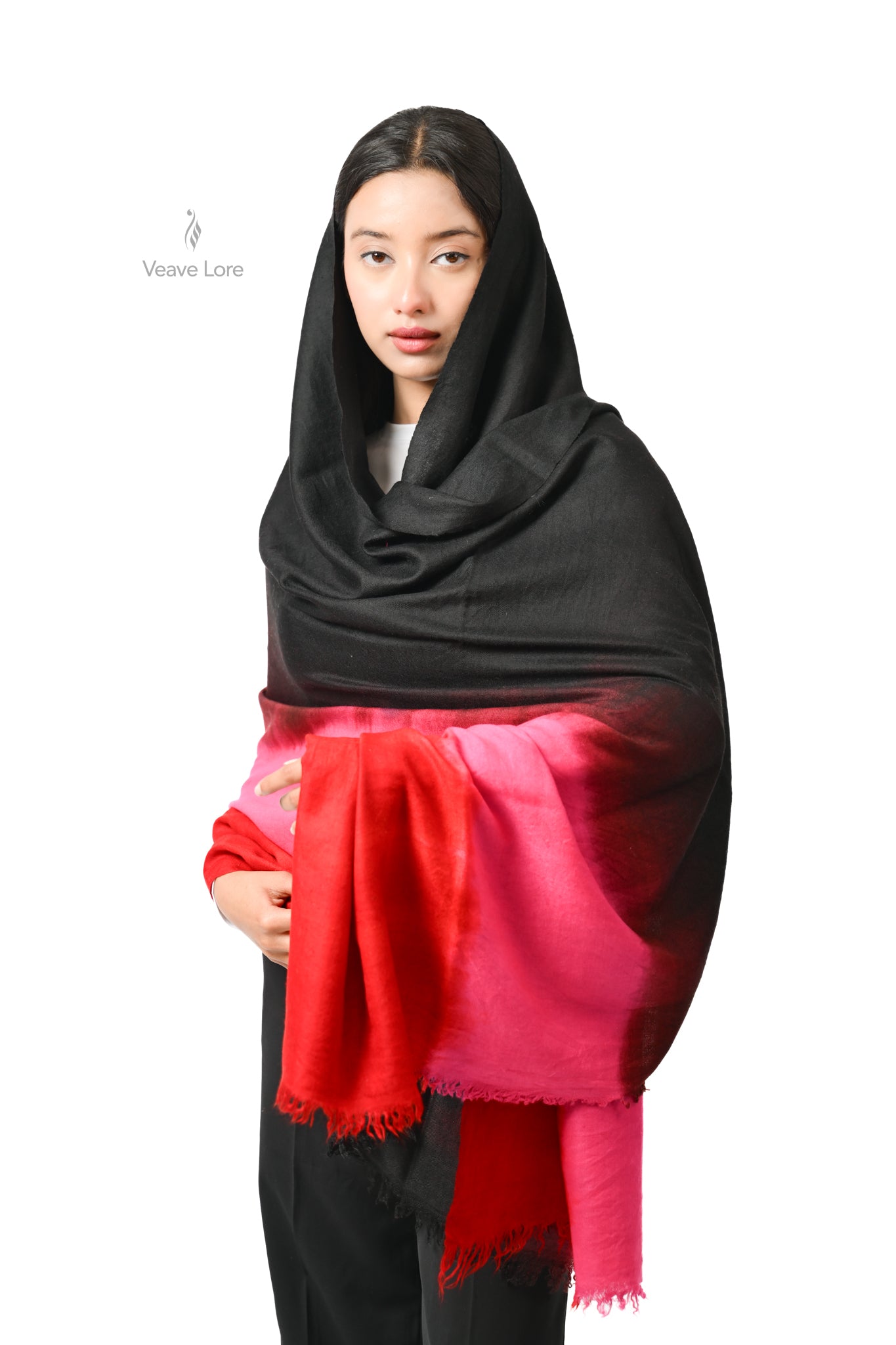 Shola Ebony Pashmina Shawl