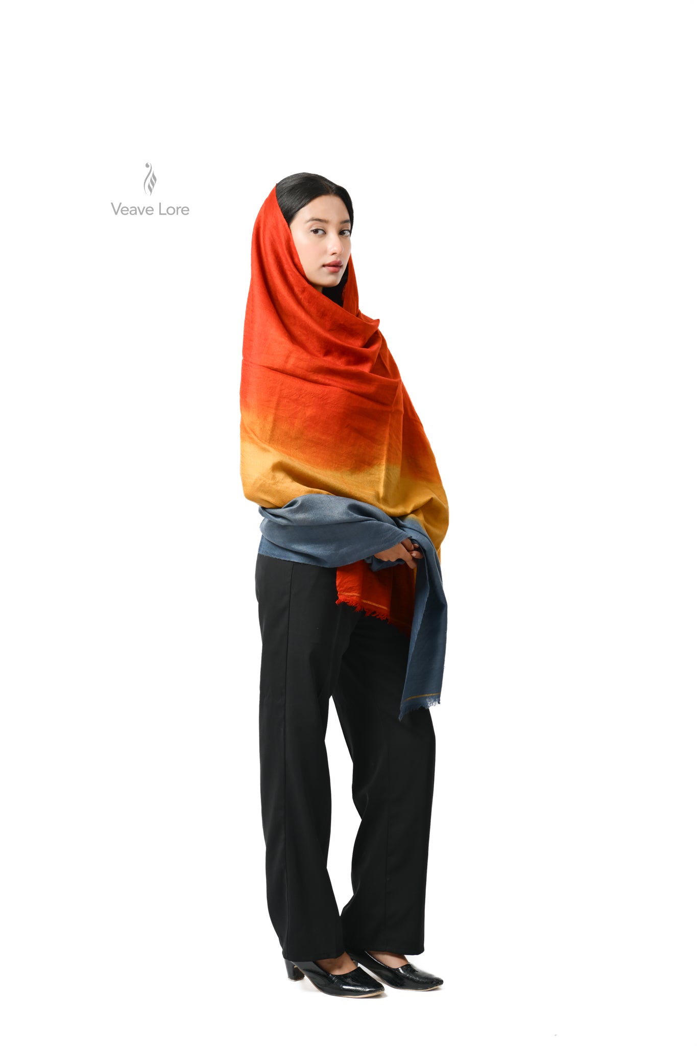 Abr Copper Pashmina Shawl