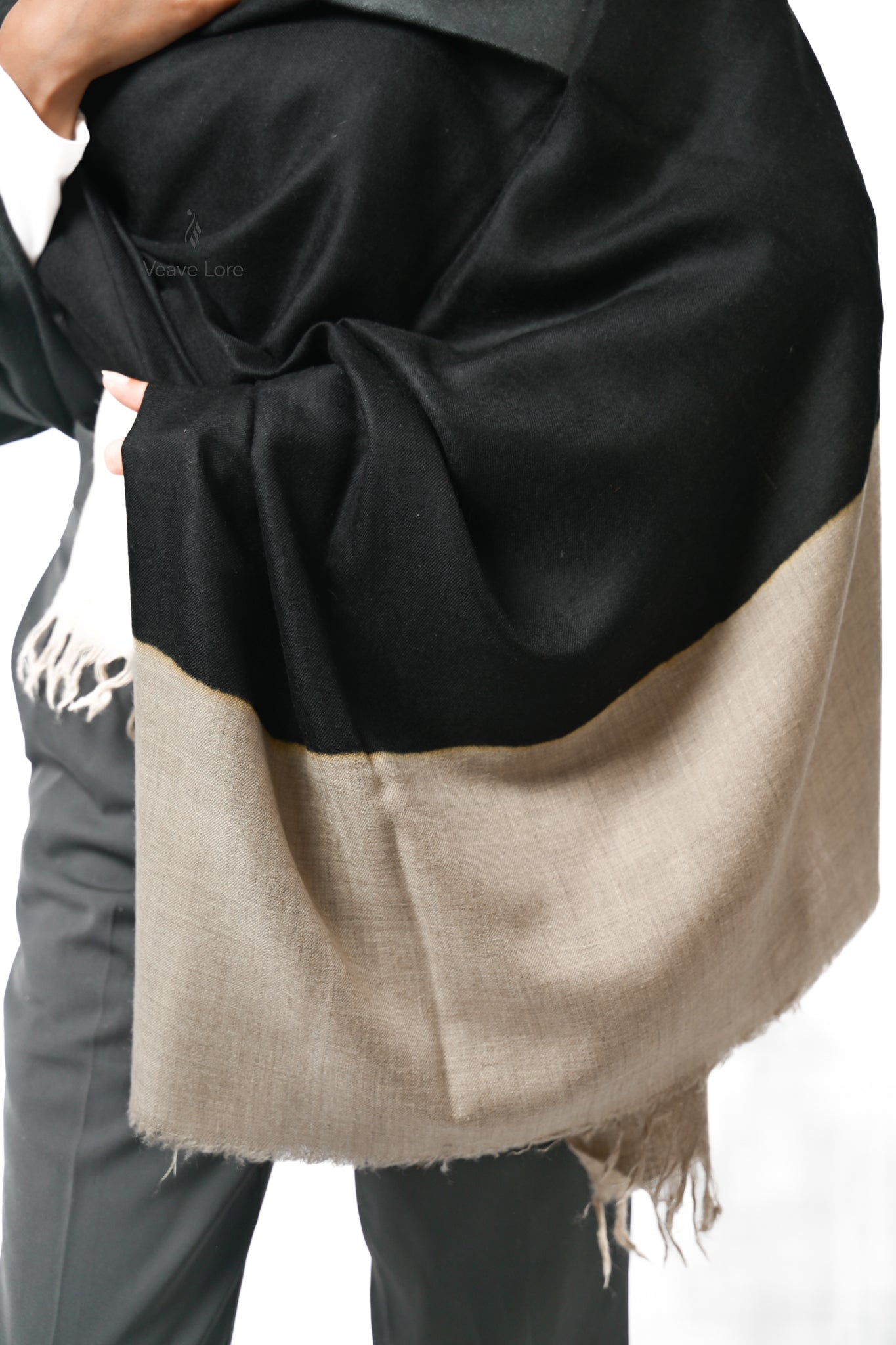 Parveen Jet Pashmina Shawl