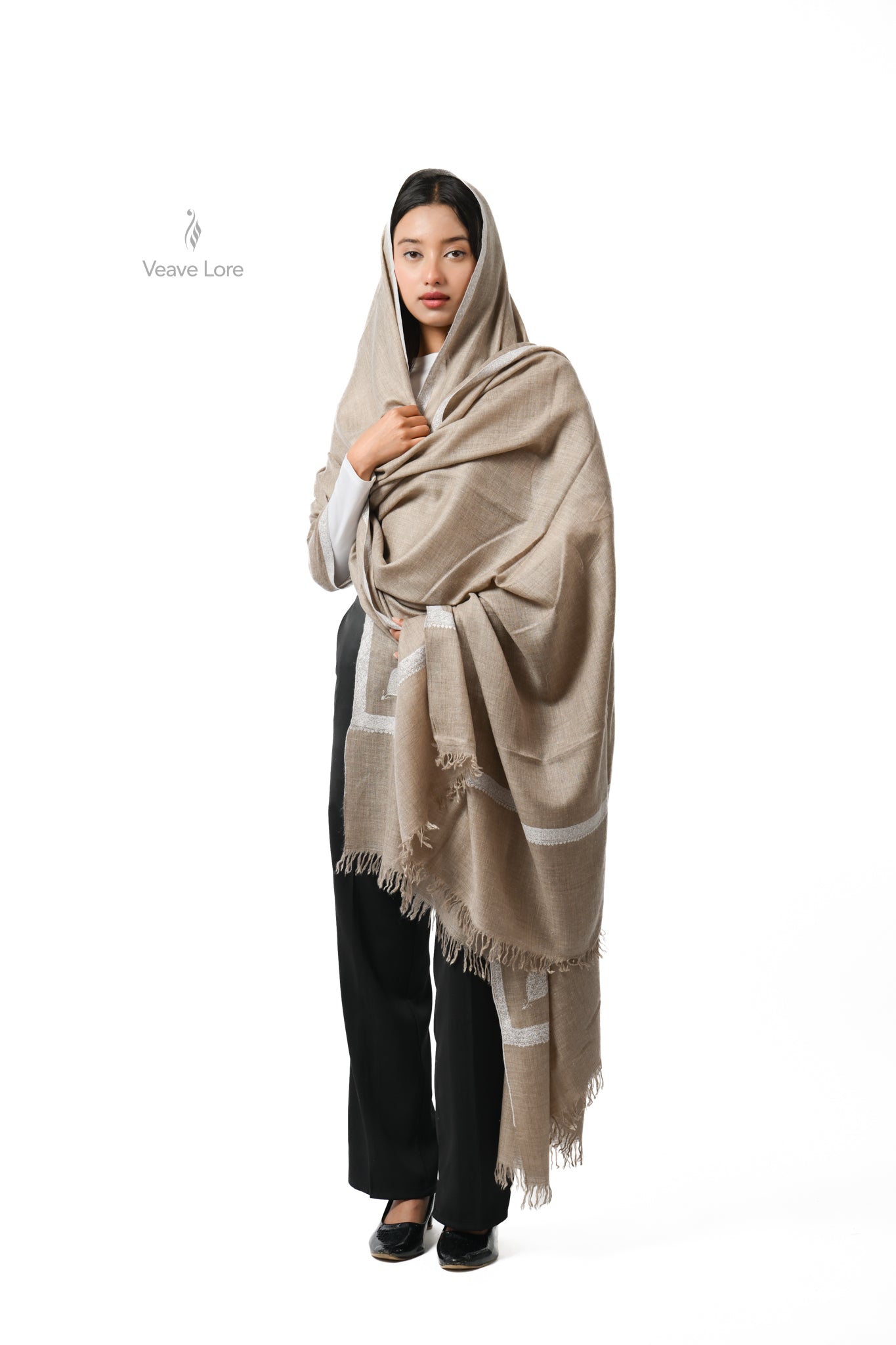 Soraya Mink Oversized Pashmina Shawl