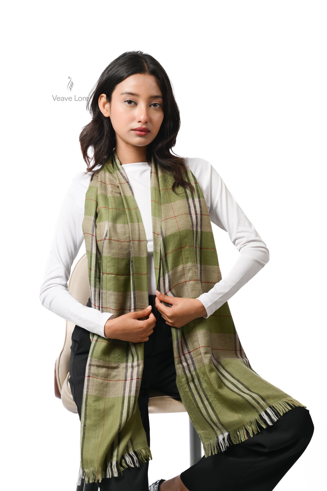Saaya Moss Pashmina Muffler