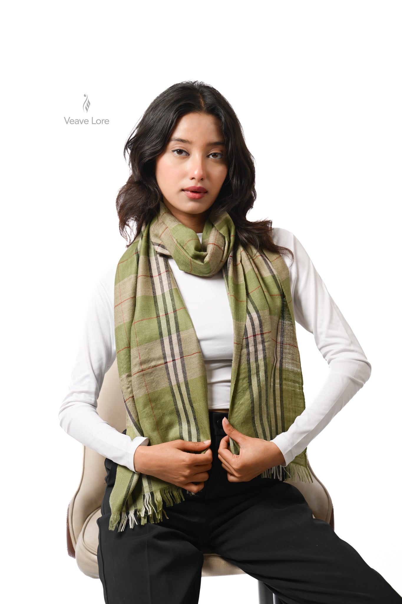 Saaya Moss Pashmina Muffler
