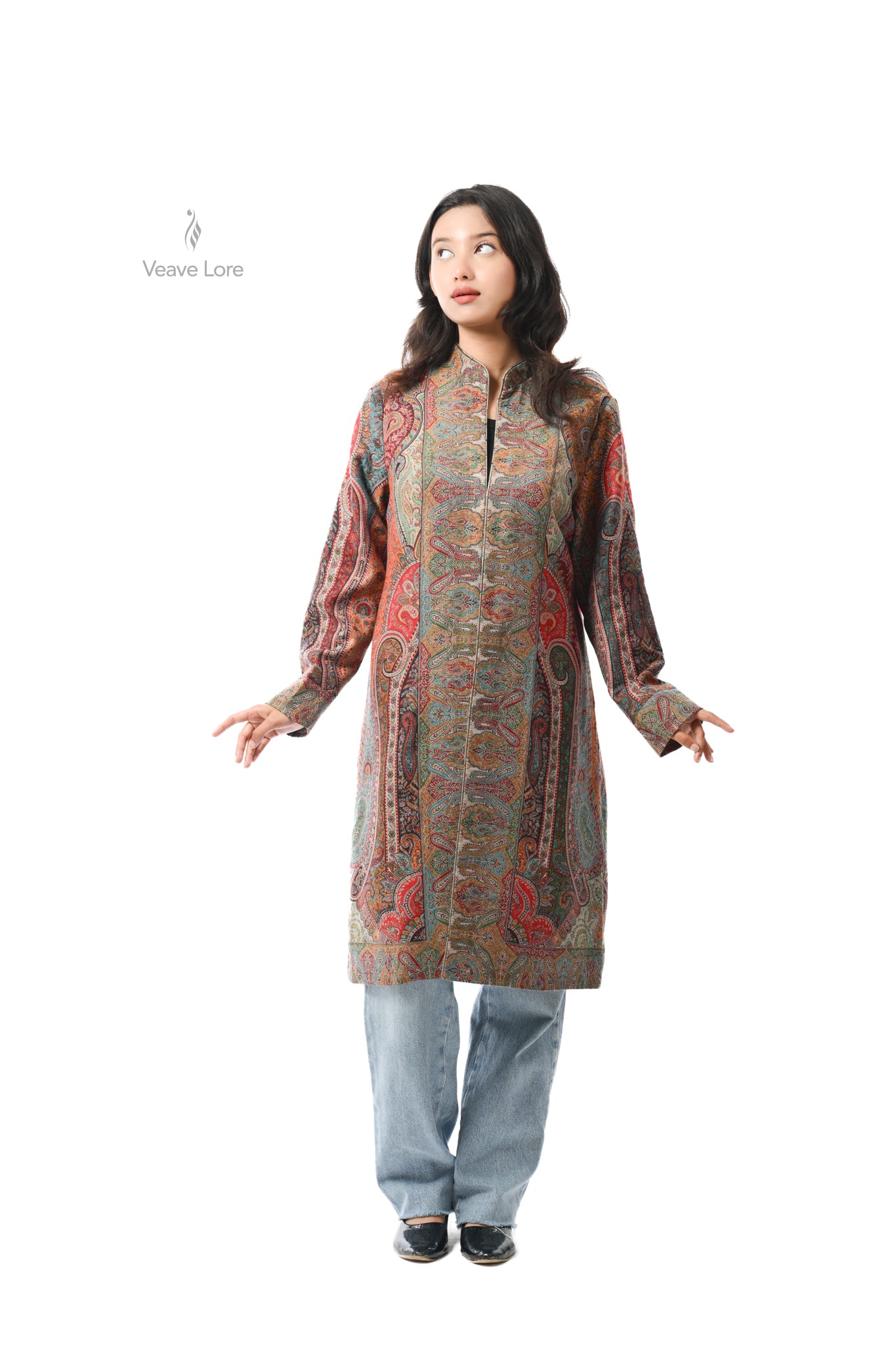 Paradise Kani Jamawar Coat
