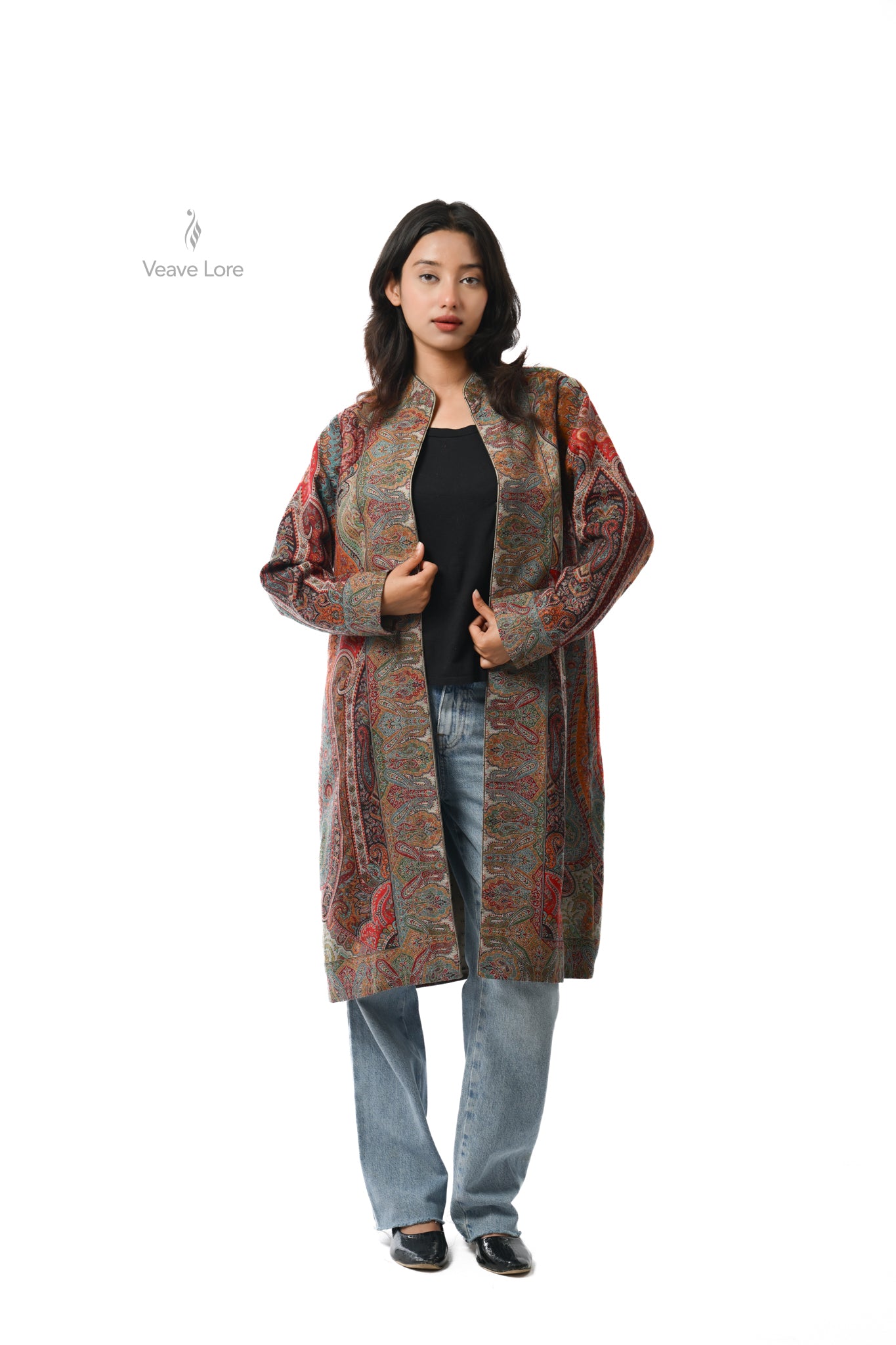 Paradise Kani Jamawar Coat