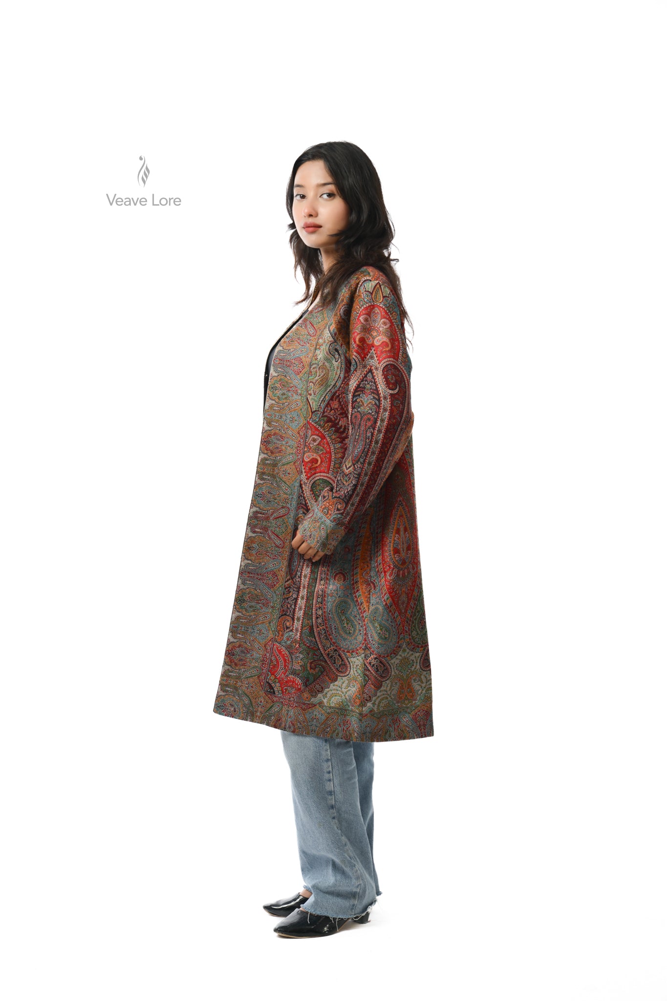 Paradise Kani Jamawar Coat