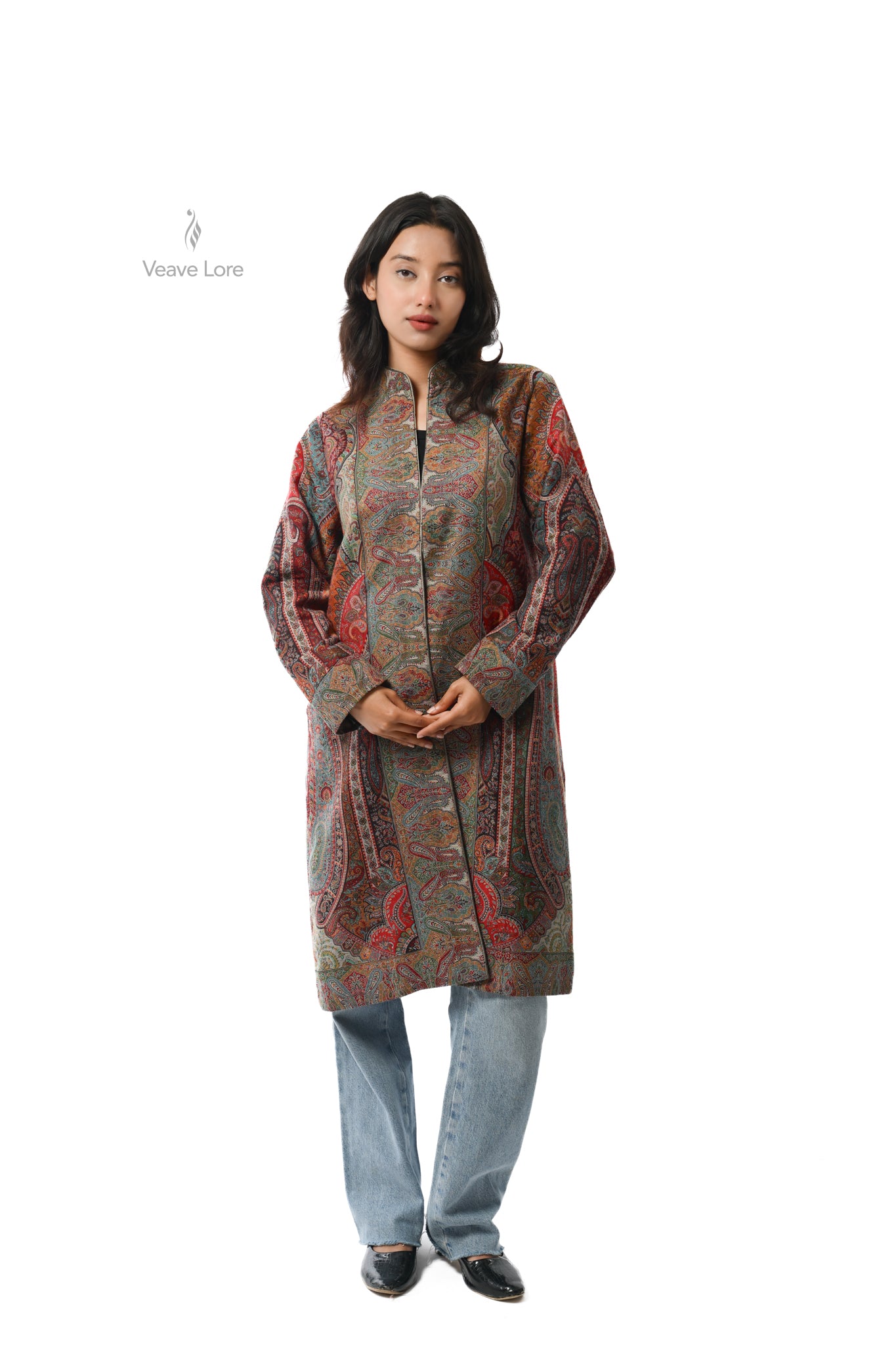 Paradise Kani Jamawar Coat