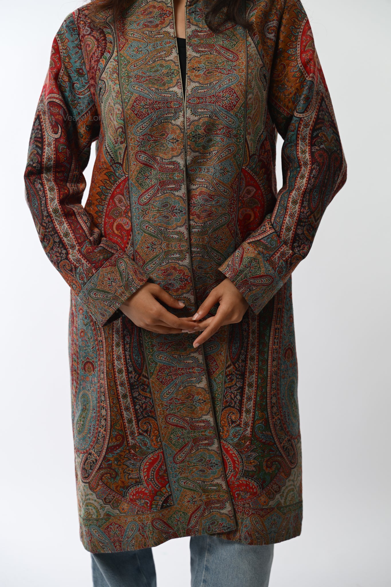 Paradise Kani Jamawar Coat