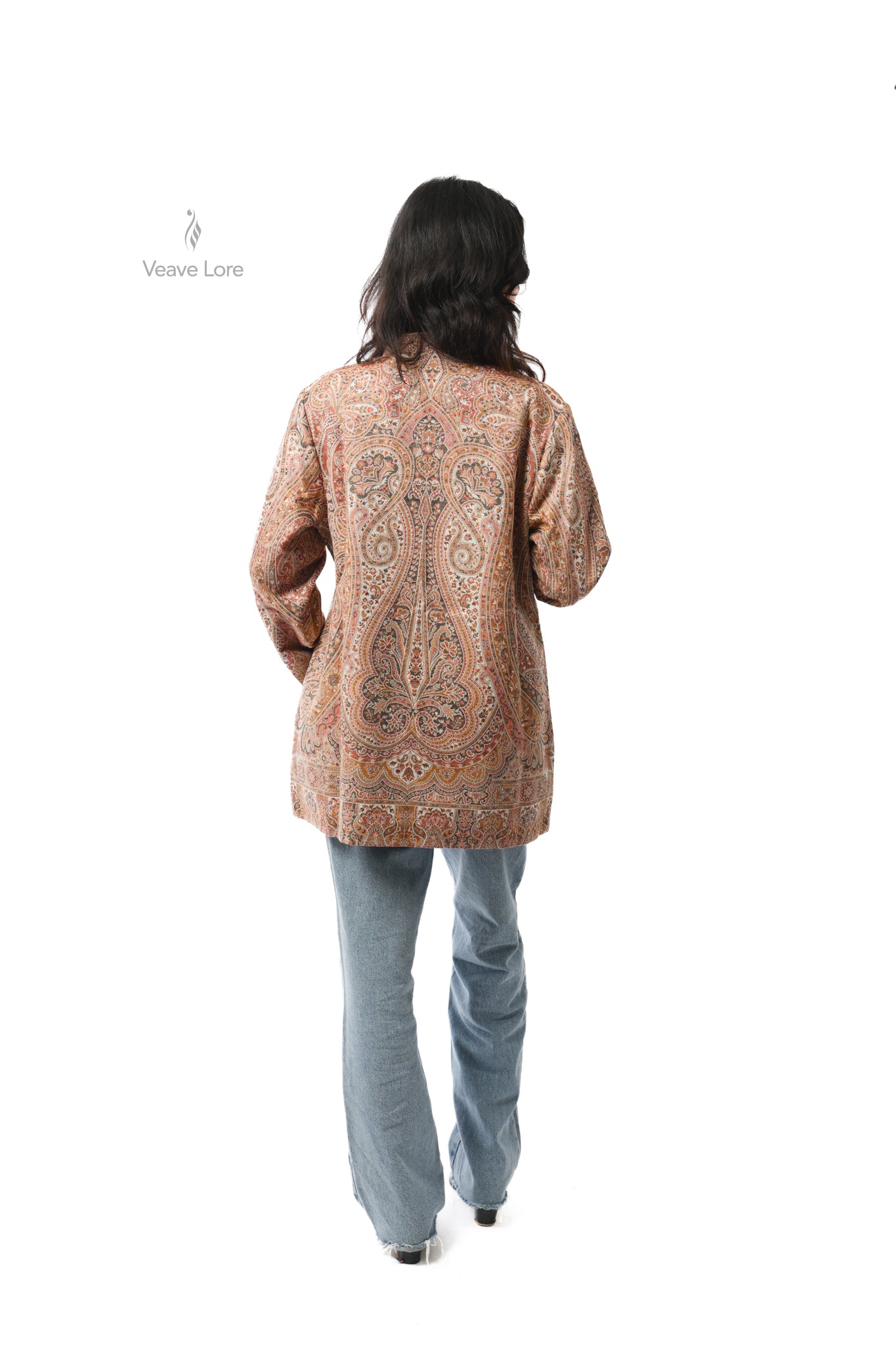 Blush Kani Jamawar Jacket