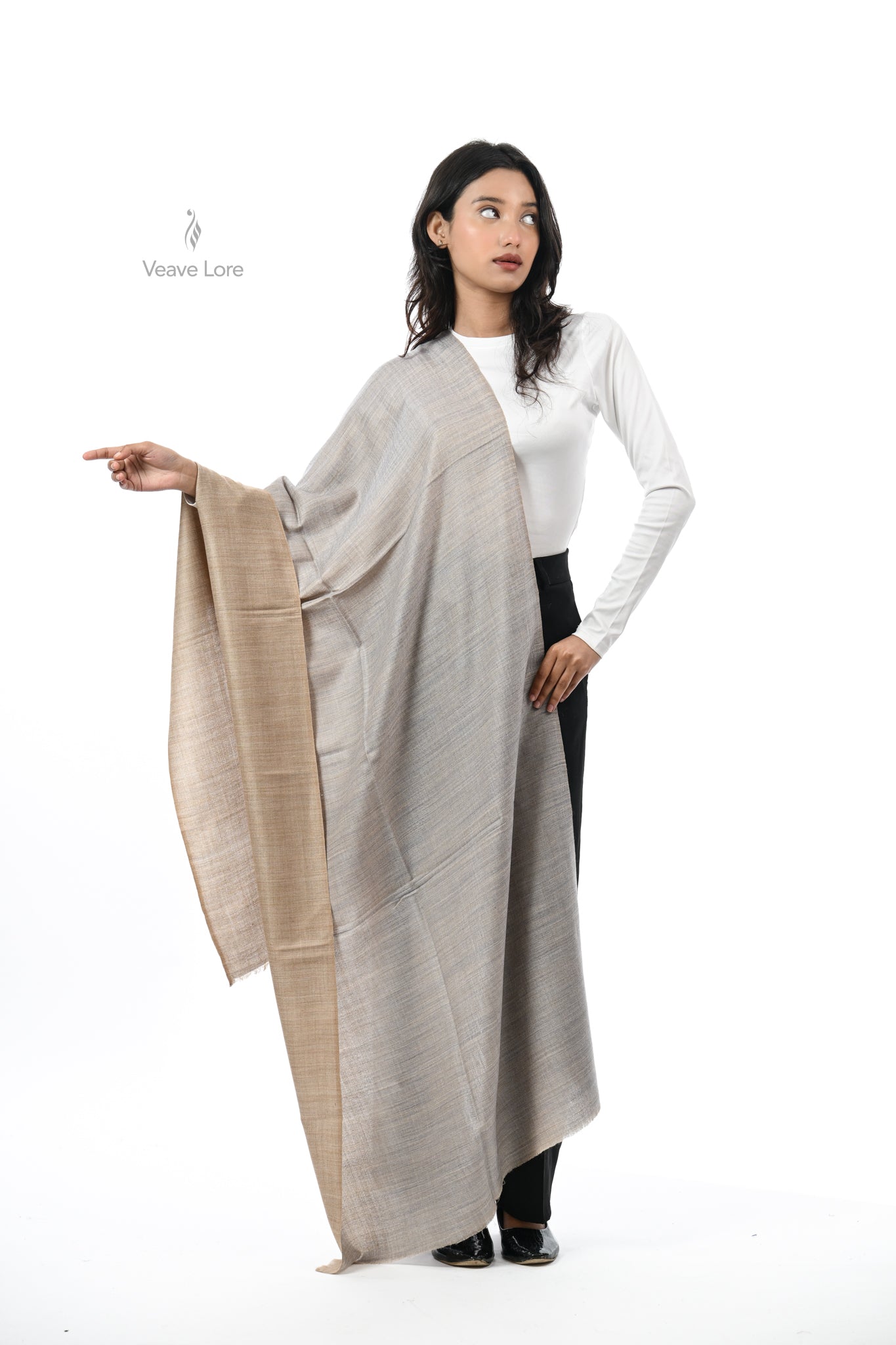 Twin Veil Reversible Stole