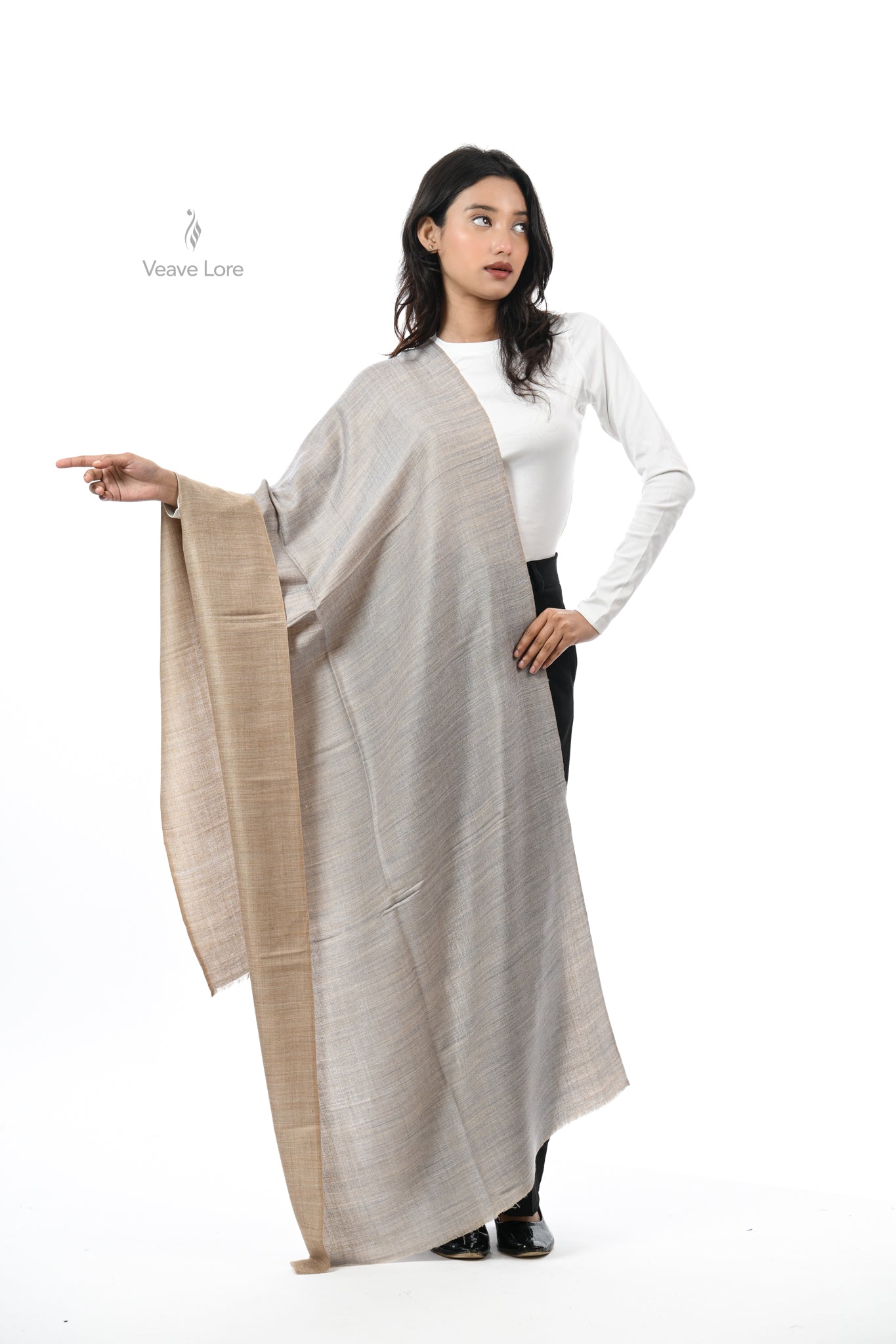 Twin Veil Reversible Stole